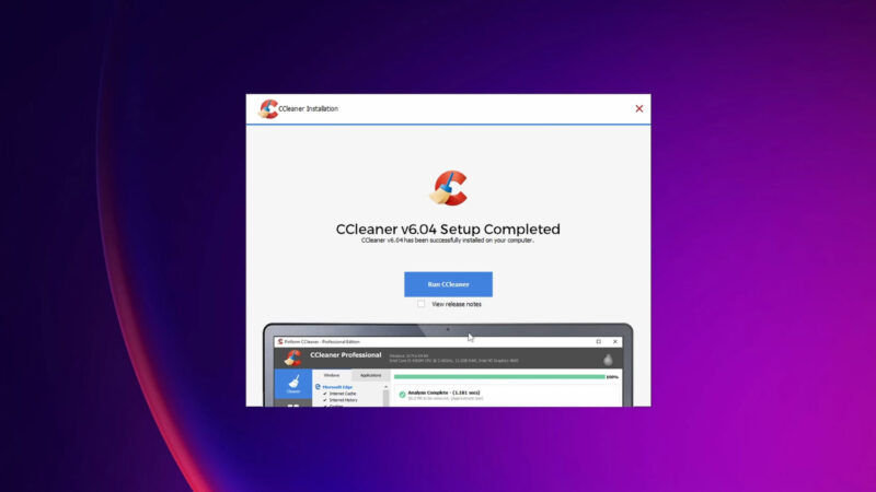 CCleaner - Software for clearing cache