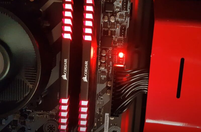 Fixing the CPU Red Light on Motherboard